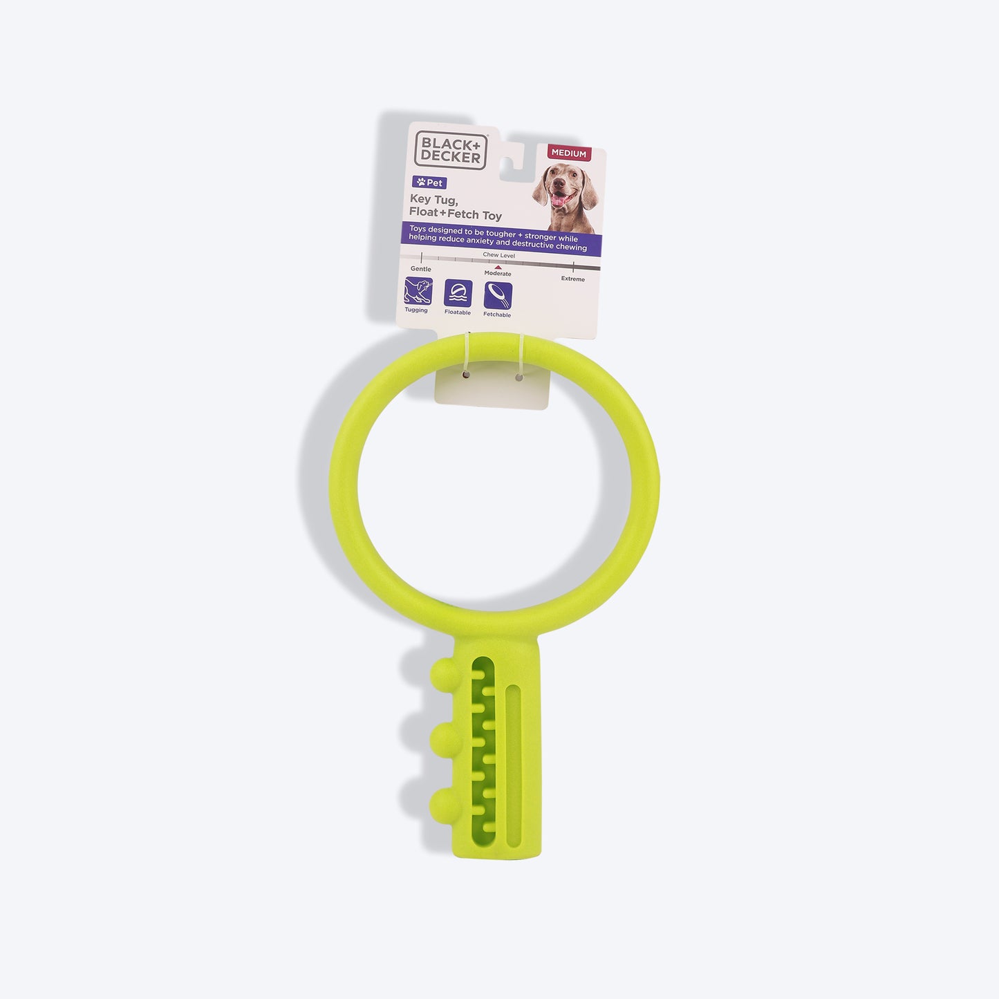 Black+Decker Key Tug, Float Fetch Toy For Dogs - Heads Up For Tails