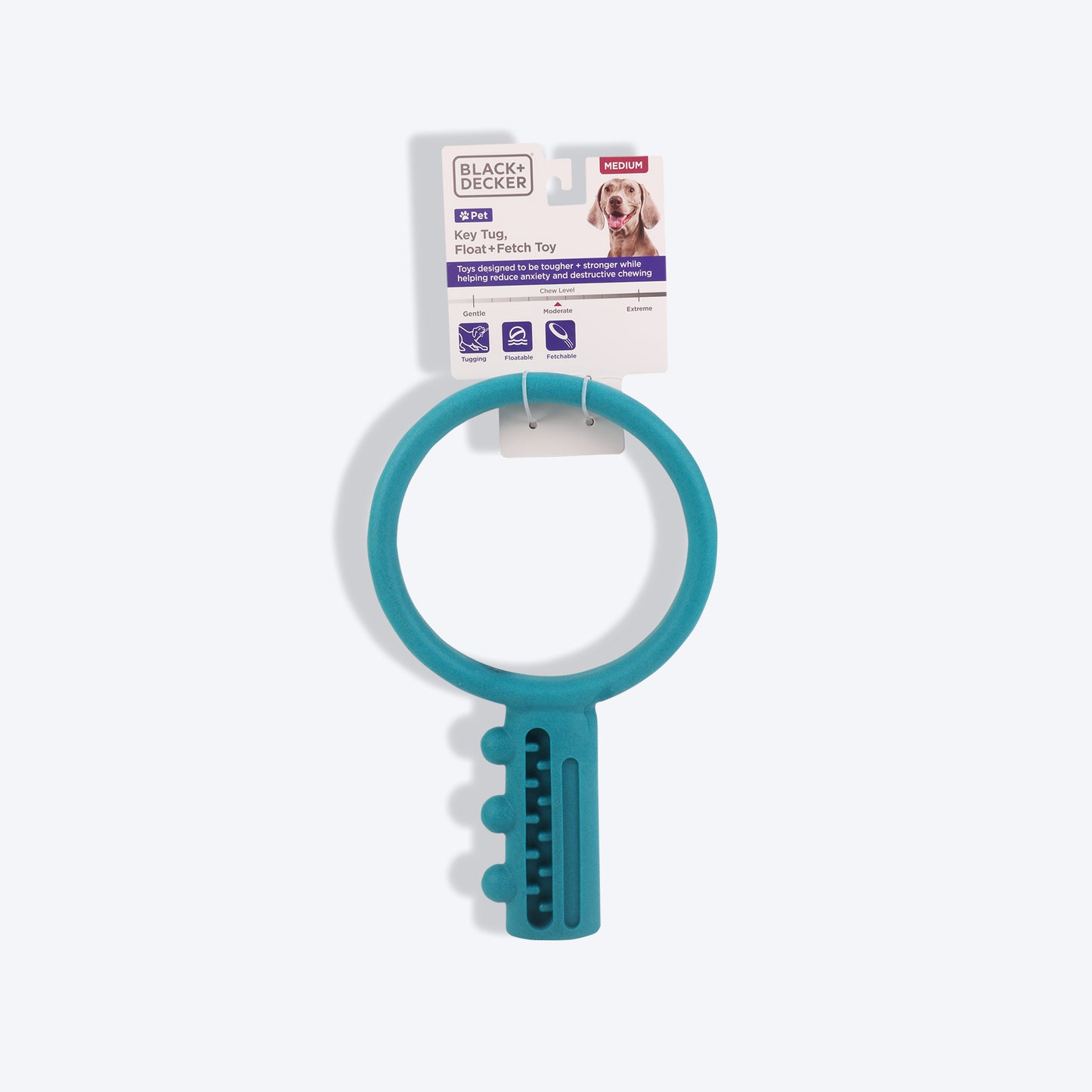 Black+Decker Key Tug, Float Fetch Toy For Dogs - Heads Up For Tails