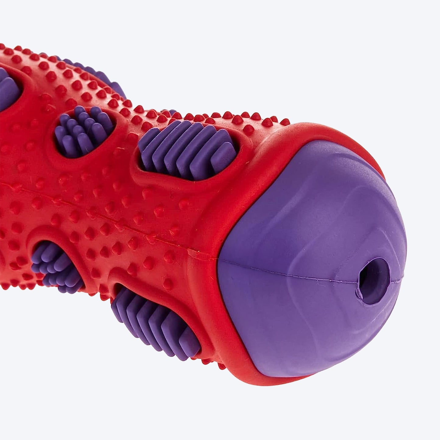 GiGwi Toothbrush Stick With Crackle Chew Toy For Dog - Red - Heads Up For Tails