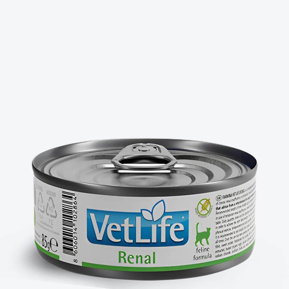 Farmina Vet Life Renal Feline Formula Wet Food For Cat - 85 gm - Heads Up For Tails