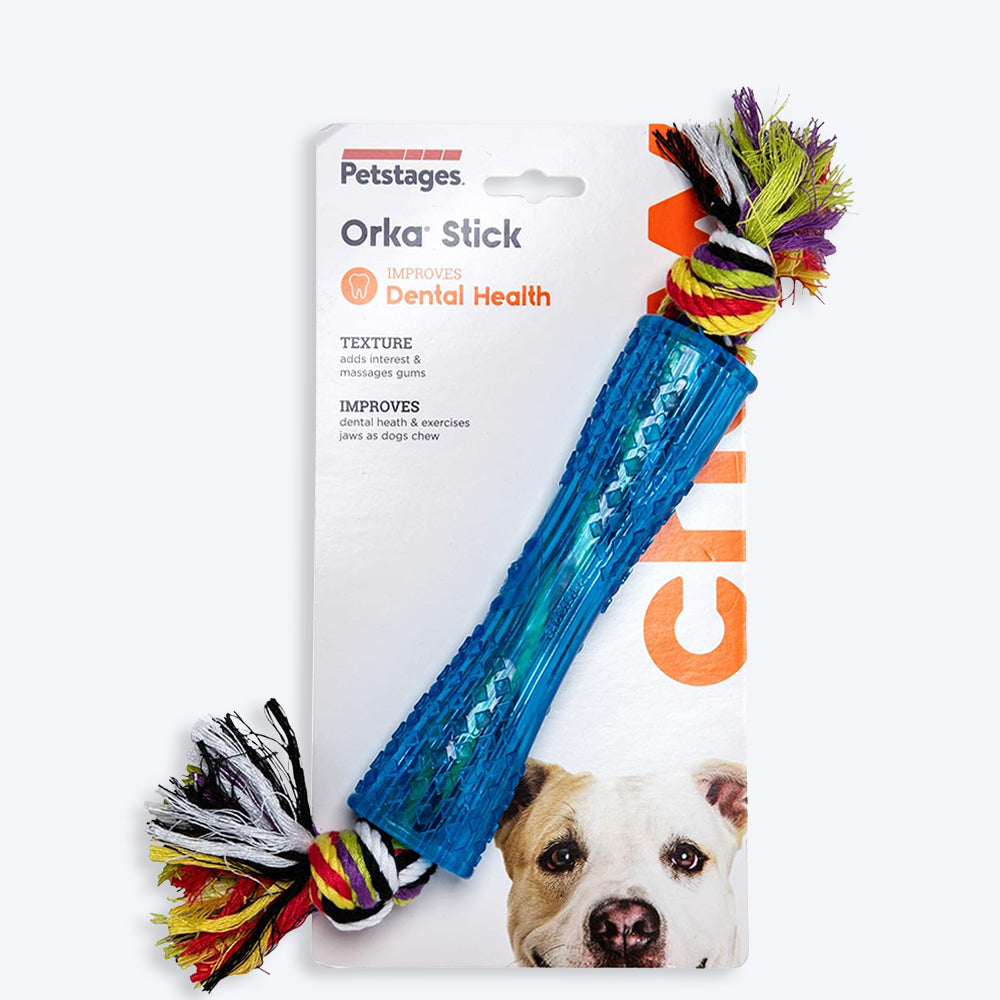 Petstages Orka Stick Chew Dog Chew Toy - Heads Up For Tails