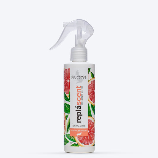 Isle of Dogs Replascent Deodorizing Spray For Dogs & Home - Sugarcane + Grapefruit - 237 ml - Heads Up For Tails