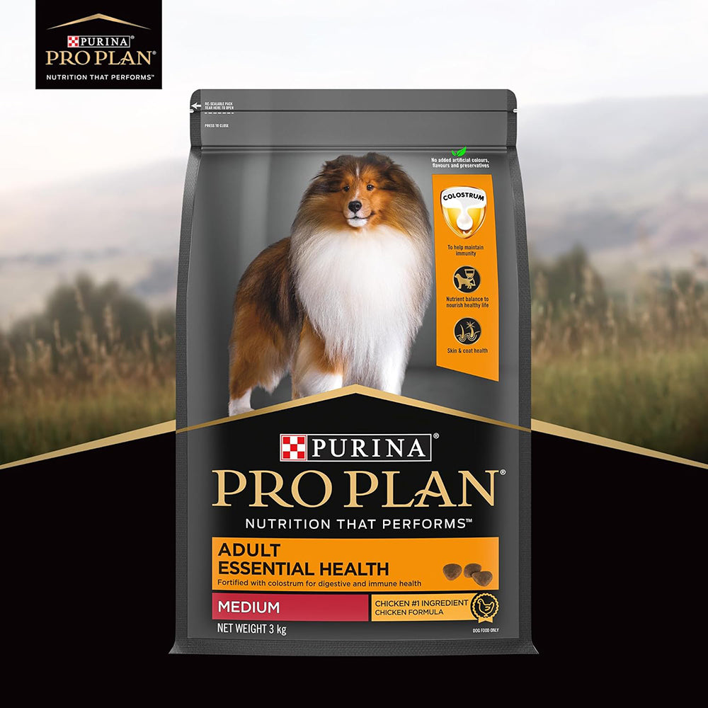 PURINA PRO PLAN Adult Medium Breed Dry Dog Food - Chicken Formula - Heads Up For Tails