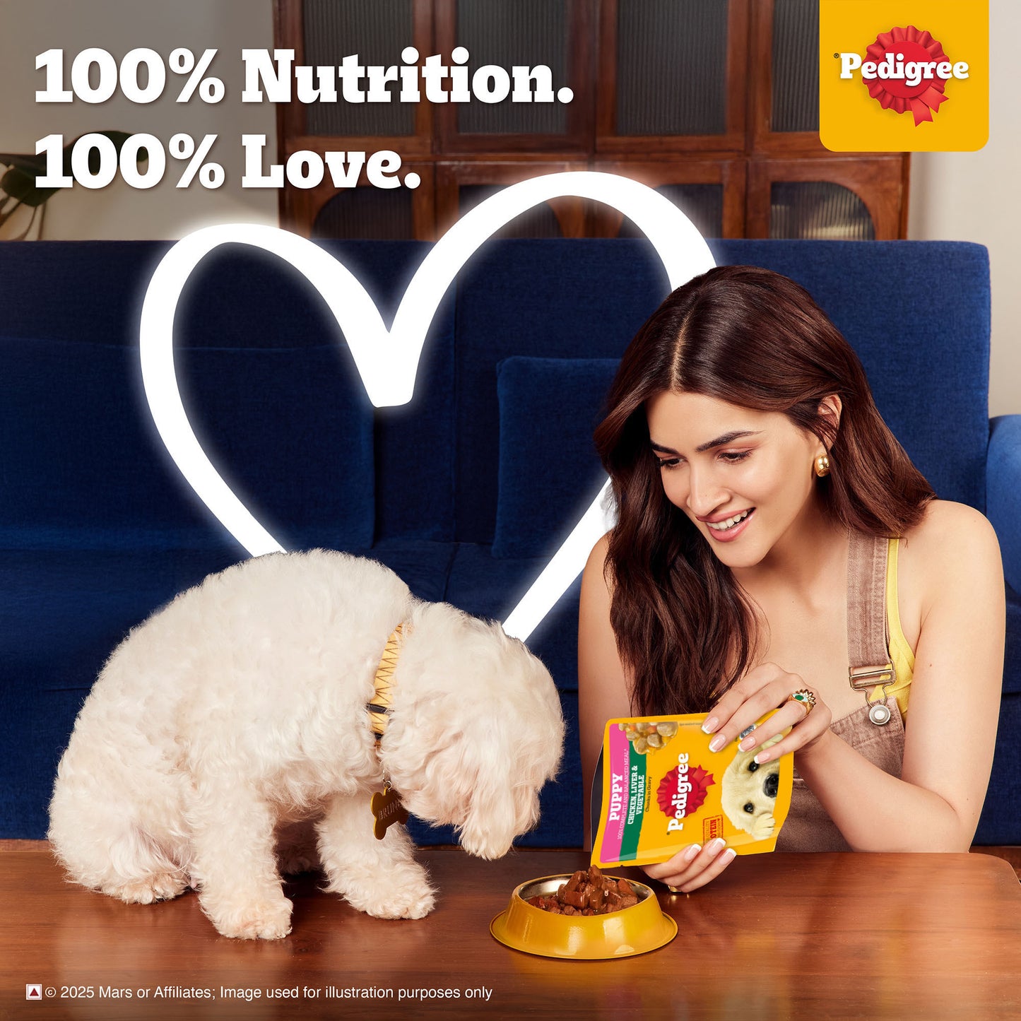 Pedigree Chicken & Liver Chunks in Gravy with Vegetables Wet Puppy Food - 70Gm Packs - Heads Up For Tails