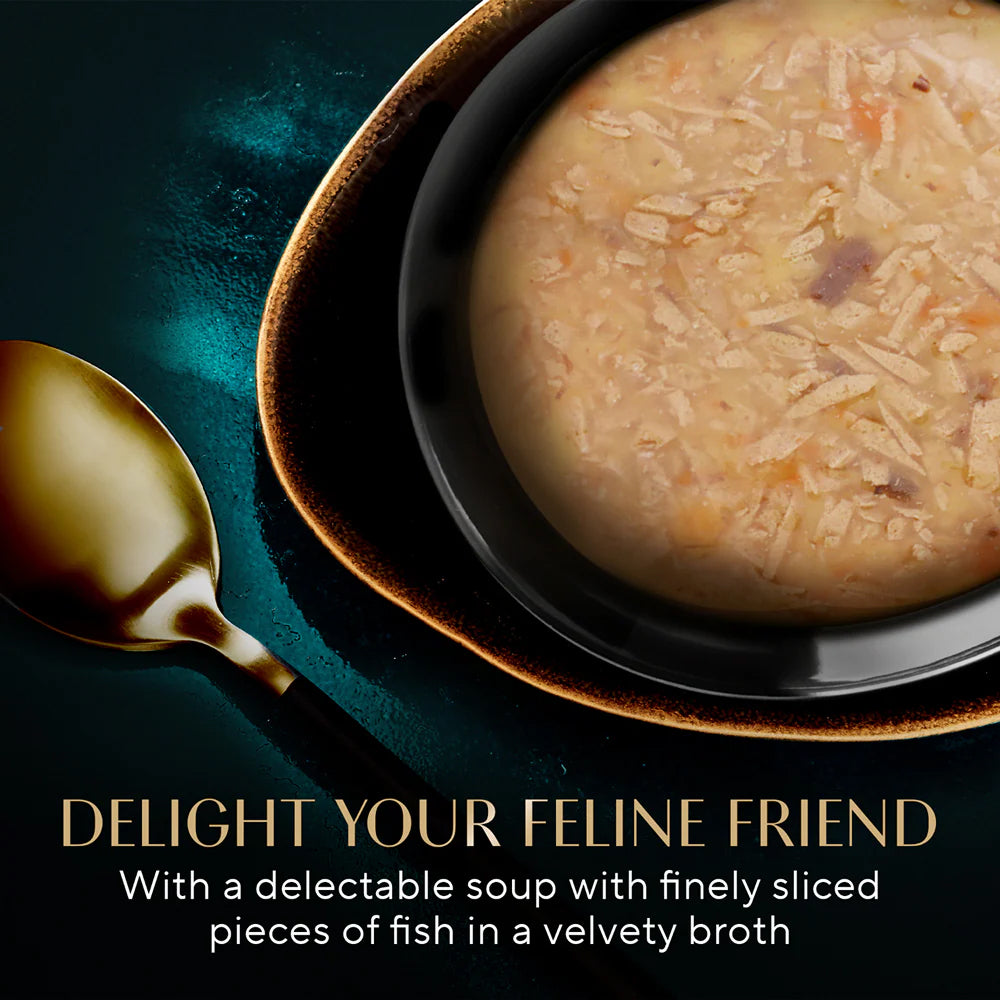 Sheba Soup With Tuna Wet Food For Cat - 40 gm x 4 pcs - Heads Up For Tails