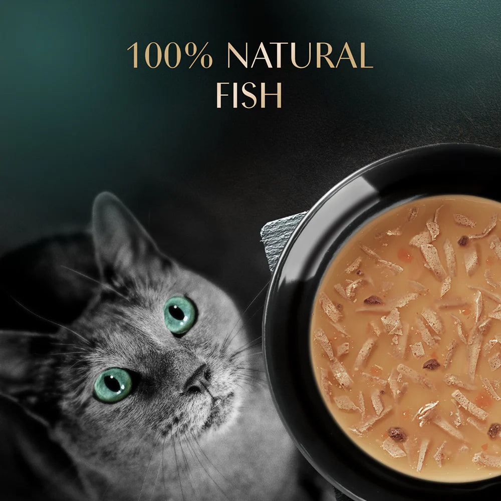 Sheba Soup With Tuna Wet Food For Cat - 40 gm x 4 pcs - Heads Up For Tails