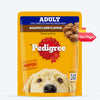 Pedigree Roasted Lamb Chunks In Gravy Adult Dog Wet Food - 70 gm - Heads Up For Tails