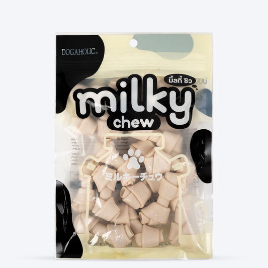 Dogaholic Milky Chew Bone Style - 15 Pcs - 180 g - Heads Up For Tails