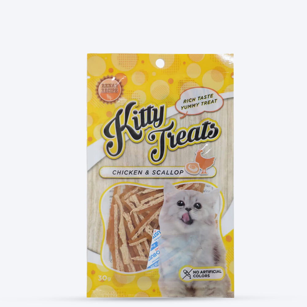 Rena's Recipe Chicken & Scallop Treats For Kitten - 30 gm_01
