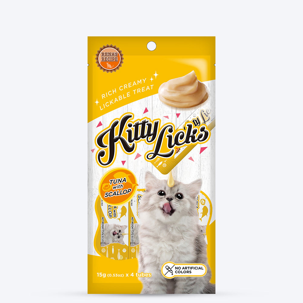 Rena's Recipe Kitty Licks Seafood Treat Mix For Cat - Heads Up For Tails