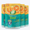 Happi Doggy Vegetarian Dental Chew - Zest - Orange - Petite - 2.5 inch - 150 g - 18 Pieces - Heads Up For Tails