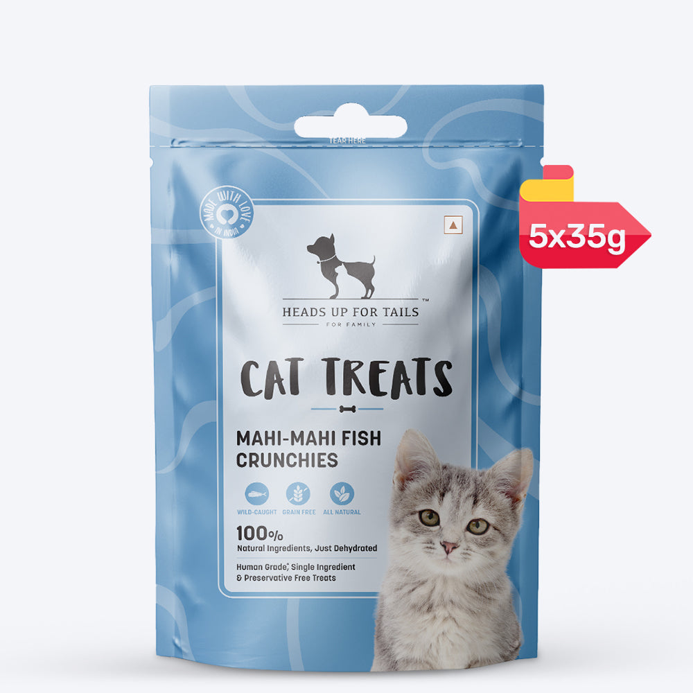HUFT Cat Mahi Mahi Fish Crunchies - 35 g - Heads Up For Tails