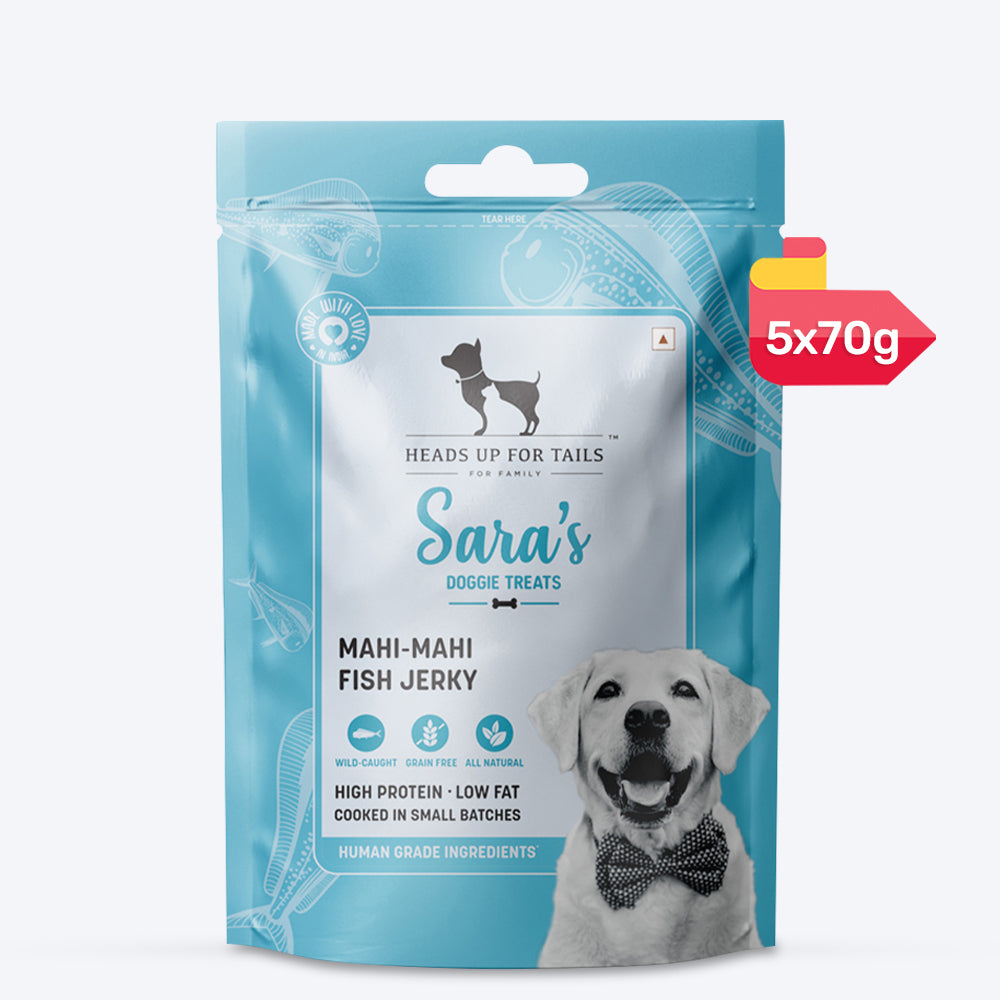 HUFT Sara's Doggie Treat - Mahi Mahi Fish - 70 g - Heads Up For Tails