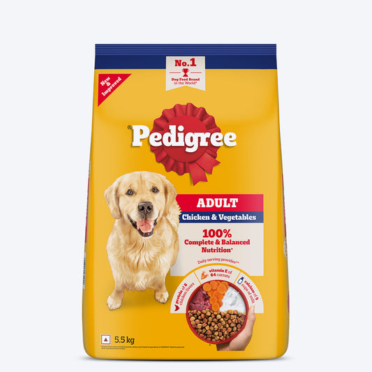 Pedigree Chicken & Vegetables Dry Food For Adult Dog