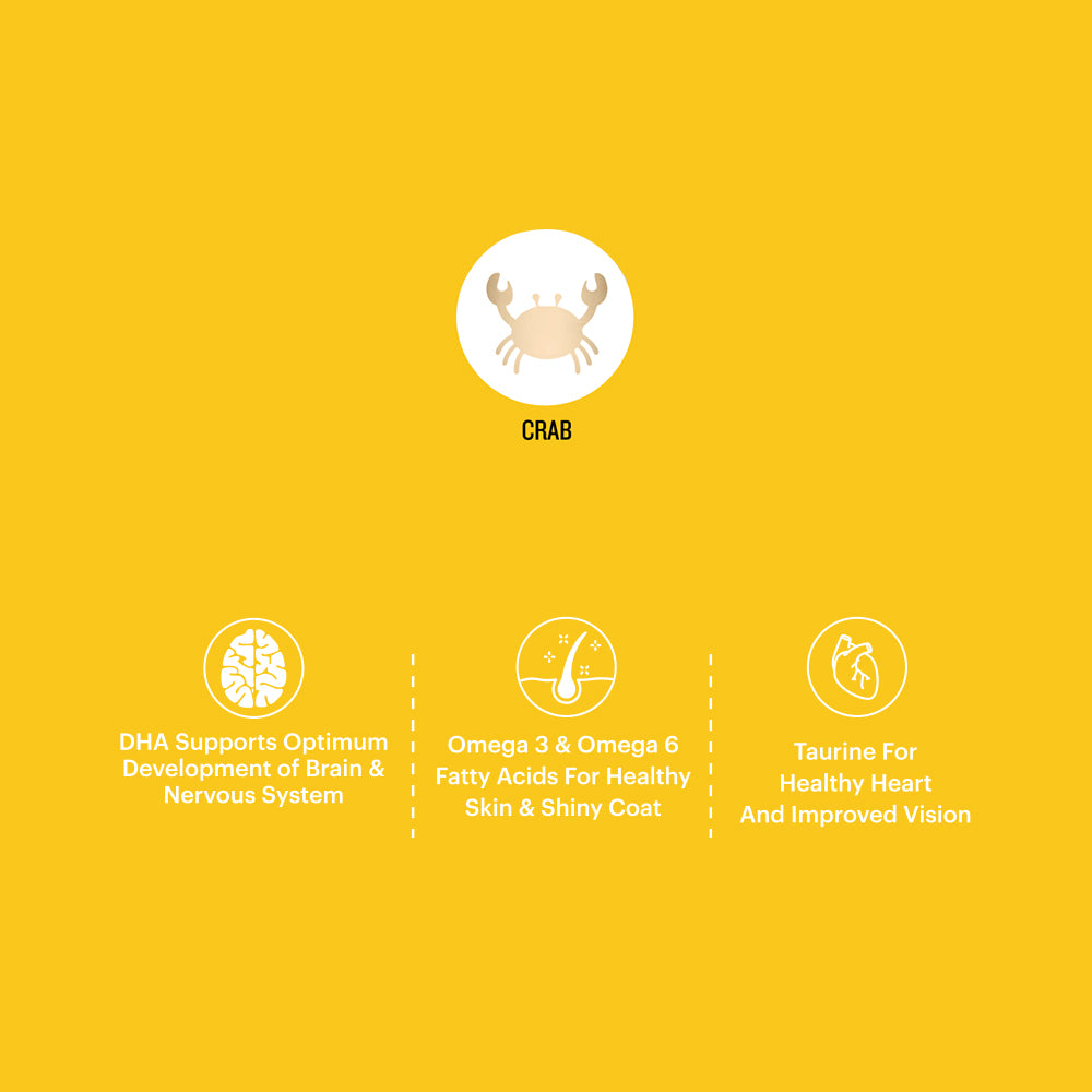 Signature Grain Zero Woow Creamy Crab Lickable Treats For Cat & Kitten - 75 g - Heads Up For Tails