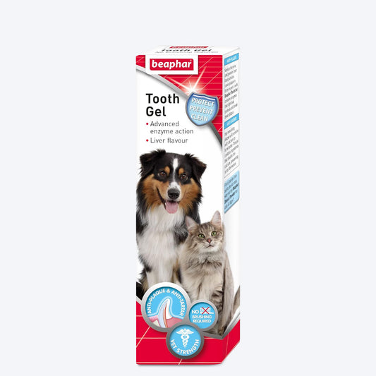 Beaphar Tooth Gel For Dogs & Cats - 100 gm - Heads Up For Tails