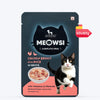Meowsi by HUFT Chicken Breast with Duck in Broth Cat Wet Food, 80 gm, complete meal with vitamins and minerals.