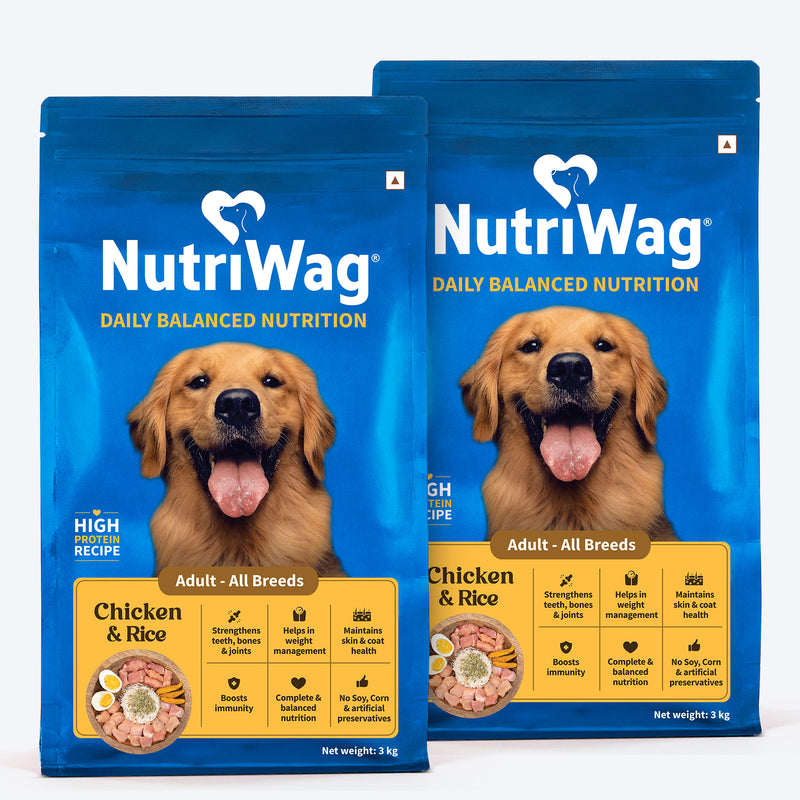 NutriWag Chicken & Rice Dry Food For Adult Dog