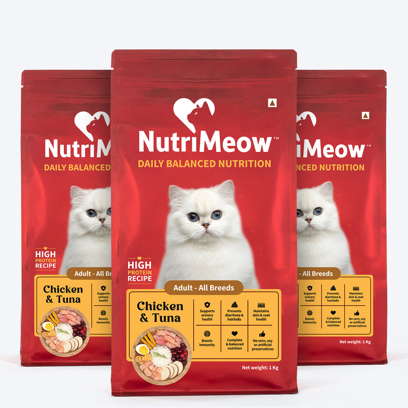 Nutrimeow Chicken & Tuna Dry Food For Adult Cat