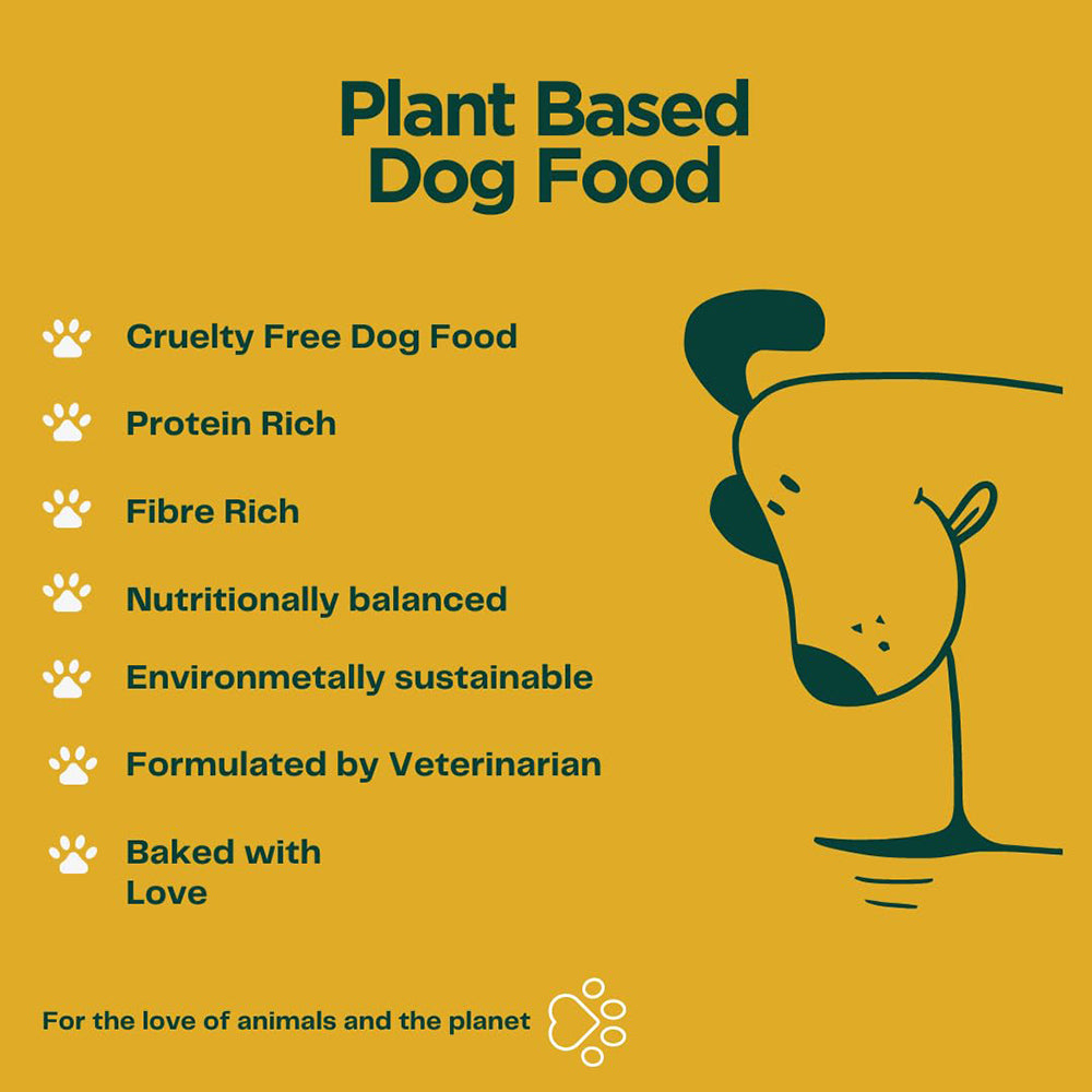 Paws For Greens Vegan Dry Food For Puppy - 1 kg - Heads Up For Tails