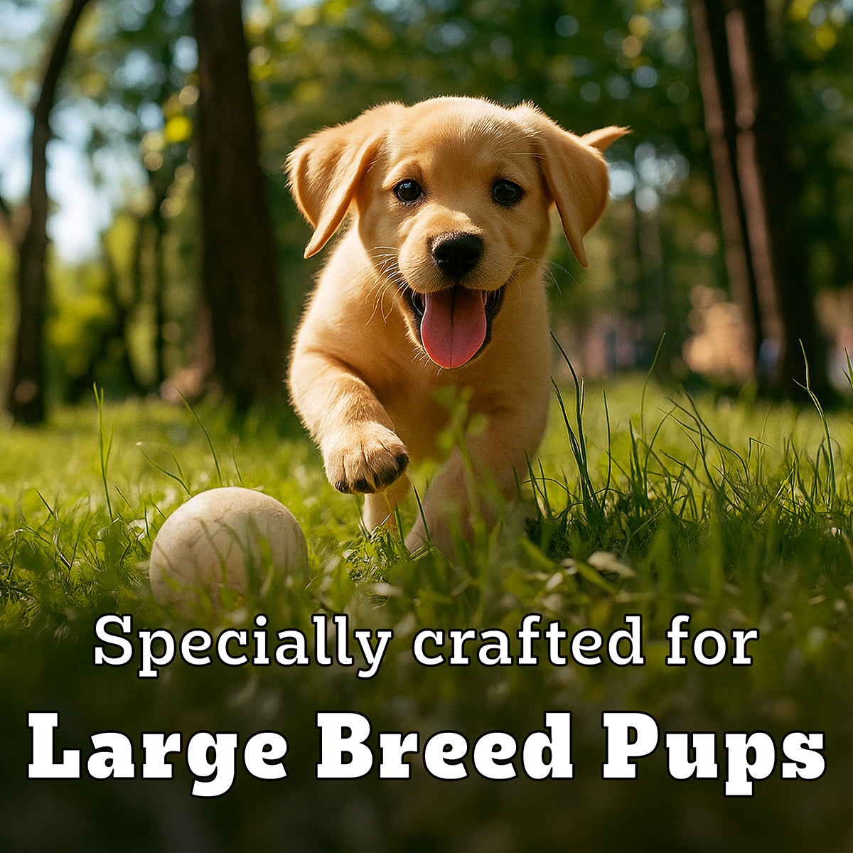 Pedigree PRO Expert Nutrition Dry Dog Food For Large Breed Puppy (3-18 Months) - Heads Up For Tails