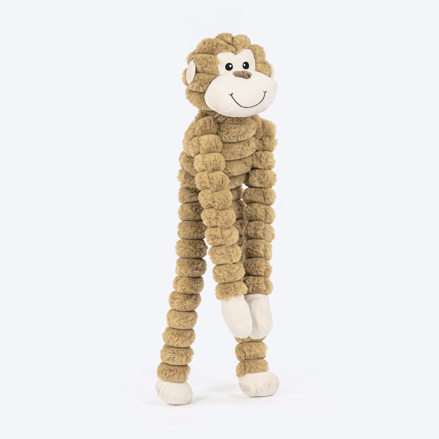 HUFT Mister Monkee Plush Toy For Dog - Brown - Heads Up For Tails