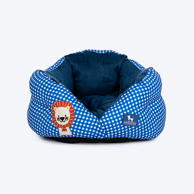 HUFT Purrfect Perch Bed For Cat & Puppy - Blue - Heads Up For Tails