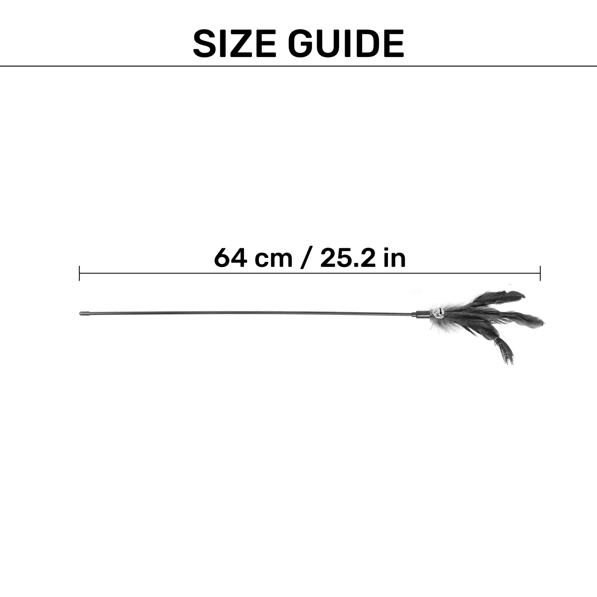HUFT Rio Wand Toy For Cat - Assorted - Heads Up For Tails