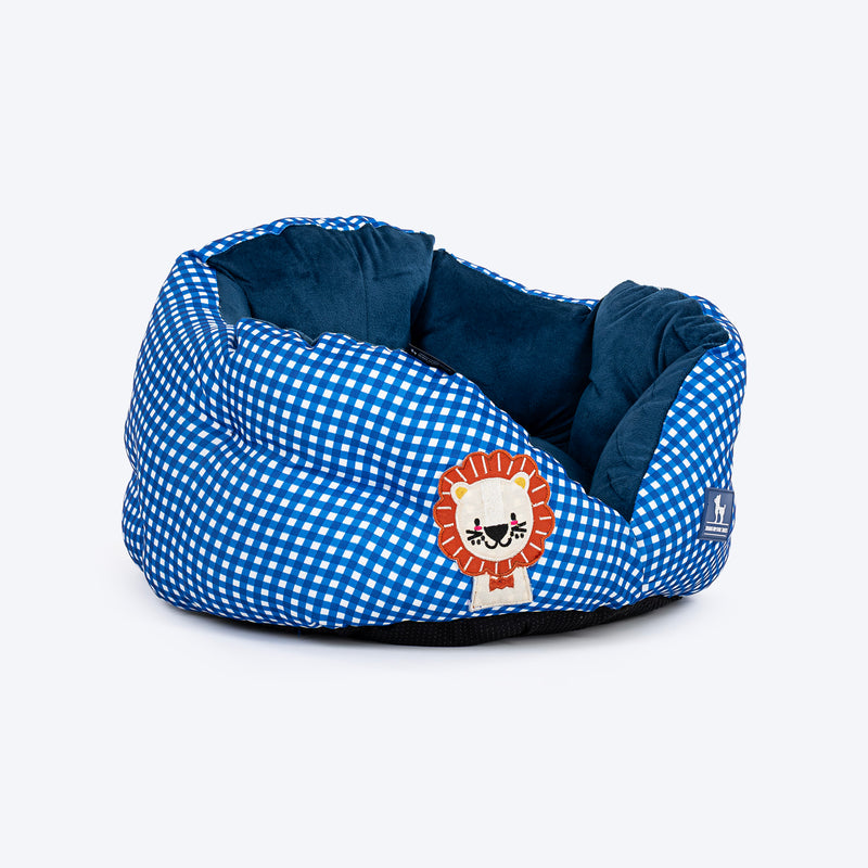 HUFT Purrfect Perch Bed For Cat & Puppy - Blue - Heads Up For Tails