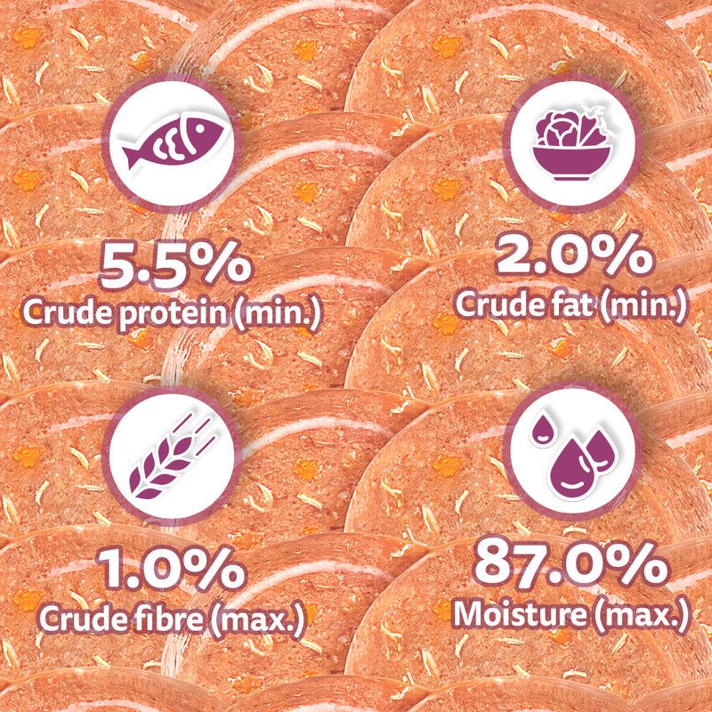 Whiskas Chicken with Salmon in Jelly Flavour (1+ Years) Adult Cat Wet Food - 80 gm Pack