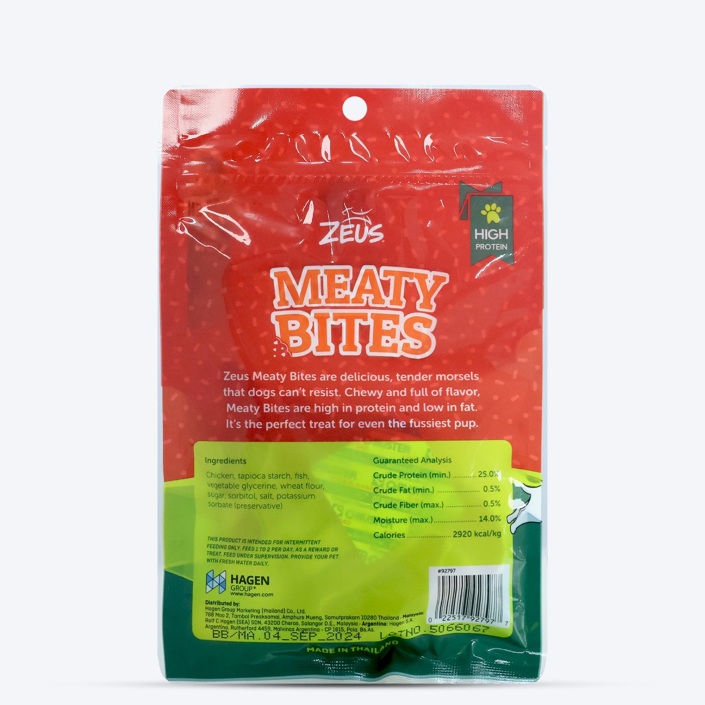 Zeus Meaty Bites Soft Chicken Sushi Bites Dog Treats - 60 gm - Heads Up For Tails