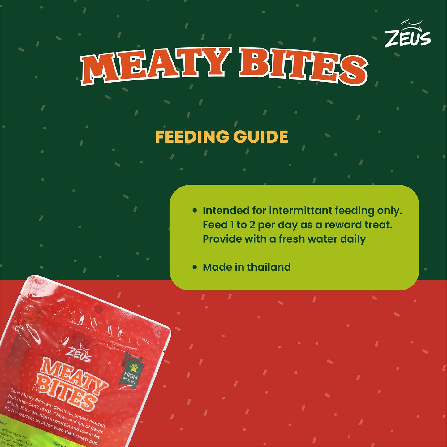 Zeus Meaty Bites Soft Chicken Sushi Bites Dog Treats - 60 gm - Heads Up For Tails
