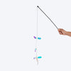 HUFT Glitterfly Wand Toy For Cat - Multicolor