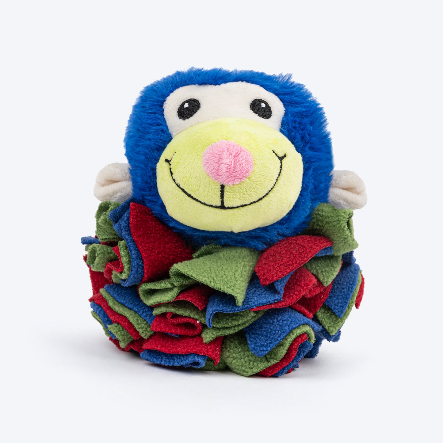 TLC Snuffle Monkey Squeaky Plush Toy For Dog - Multicolor - Heads Up For Tails