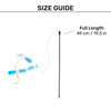 HUFT Glitterfly Wand Toy For Cat - Multicolor