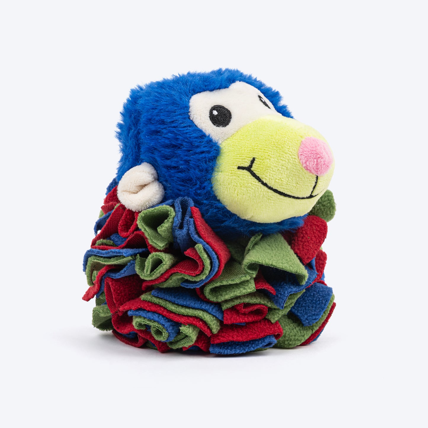 TLC Snuffle Monkey Squeaky Plush Toy For Dog - Multicolor - Heads Up For Tails