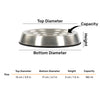 HUFT Whiskerlicks Classic Steel Bowl For Cat - Heads Up For Tails