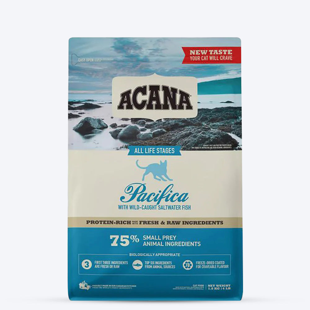 Acana Pacifica Fish Adult Dry Cat Food - Heads Up For Tails