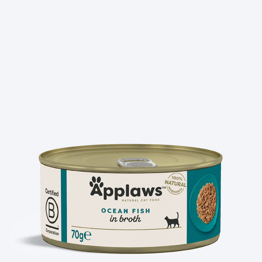 Applaws Ocean Fish Natural Wet Cat Food - 70 g - Heads Up For Tails