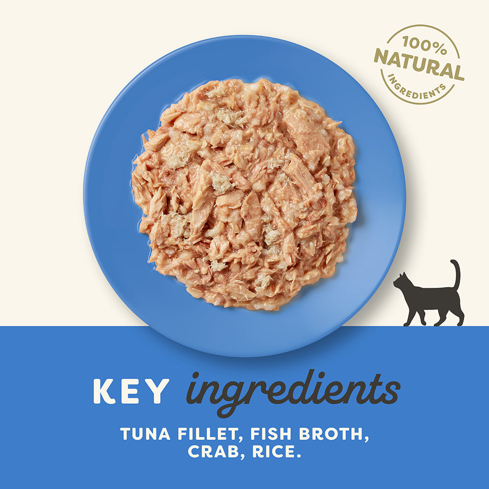Applaws 70% Tuna Fillet with Crab Natural Wet Cat Food - 70 g - Heads Up For Tails