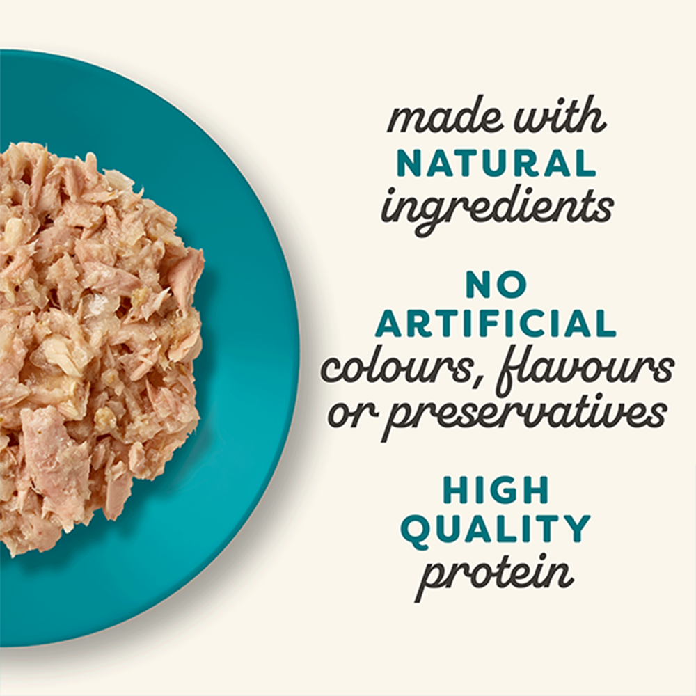 Applaws Natural 55% Tuna with 8.5% Mackerel in Jelly Wet Cat Food - 70 g - Heads Up For Tails
