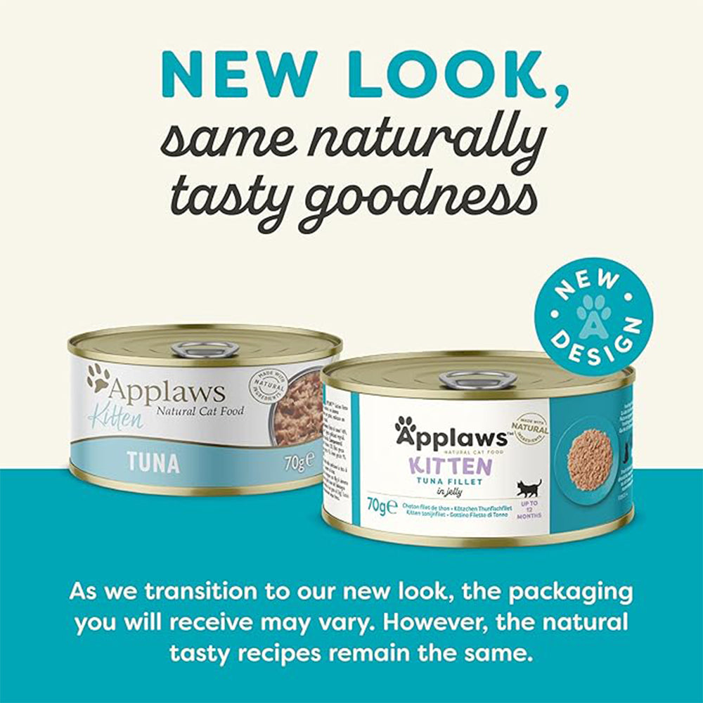Applaws Tuna in Jelly For Kittens Wet Cat Food - 70 g - Heads Up For Tails