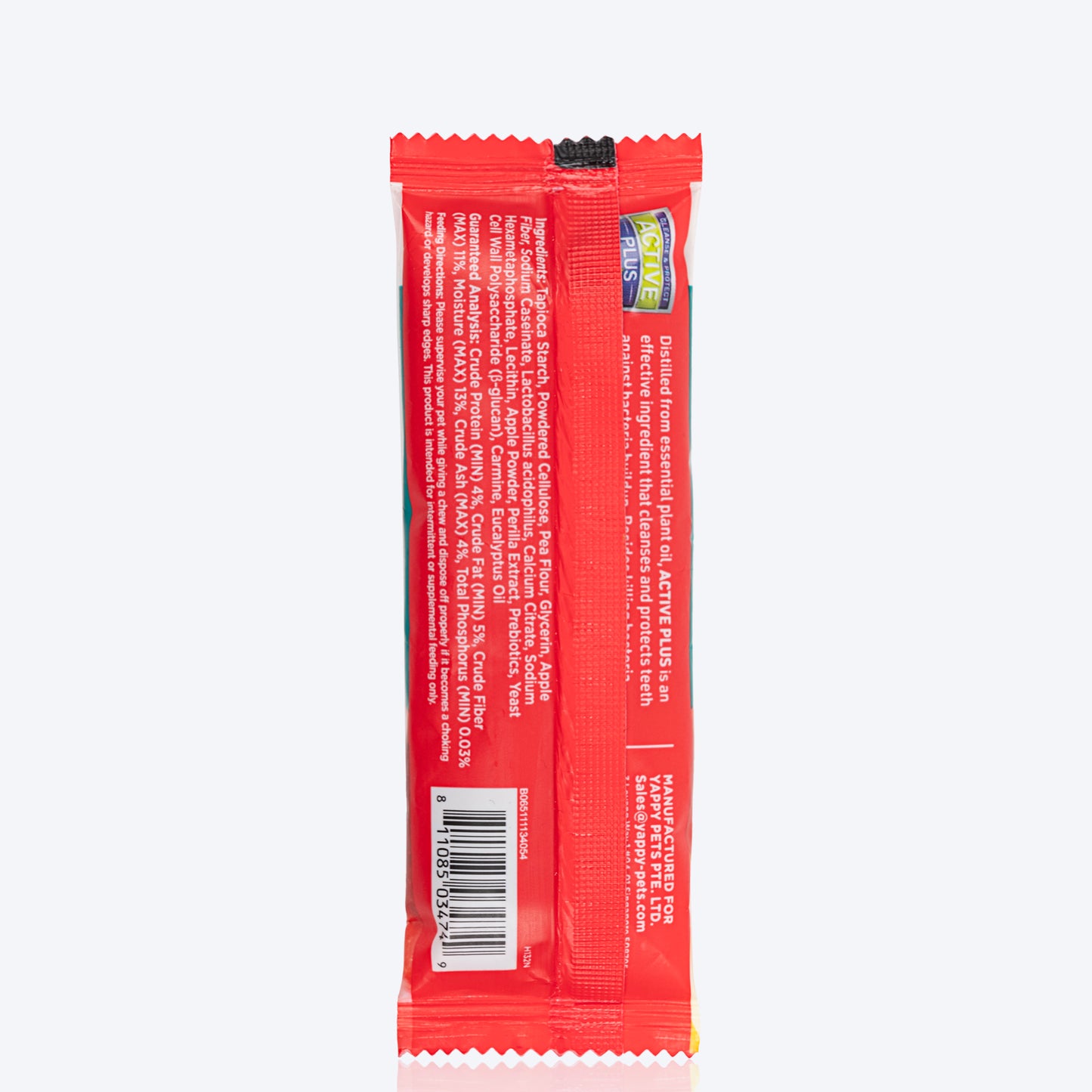 Happi Skippi Dental Chew Zest Apple Dog Treat - 4 inch - 25 gm - Heads Up For Tails