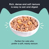 Meowsi by HUFT Tuna & Shrimp pâté Cat Wet Food, 80 gm, grain-free, with vitamins and minerals for balanced nutrition.