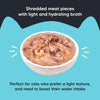 Meowsi by HUFT Tuna & Shrimp in Broth Cat Wet Food, 80 gm, complete meal with vitamins and minerals, grain-free.