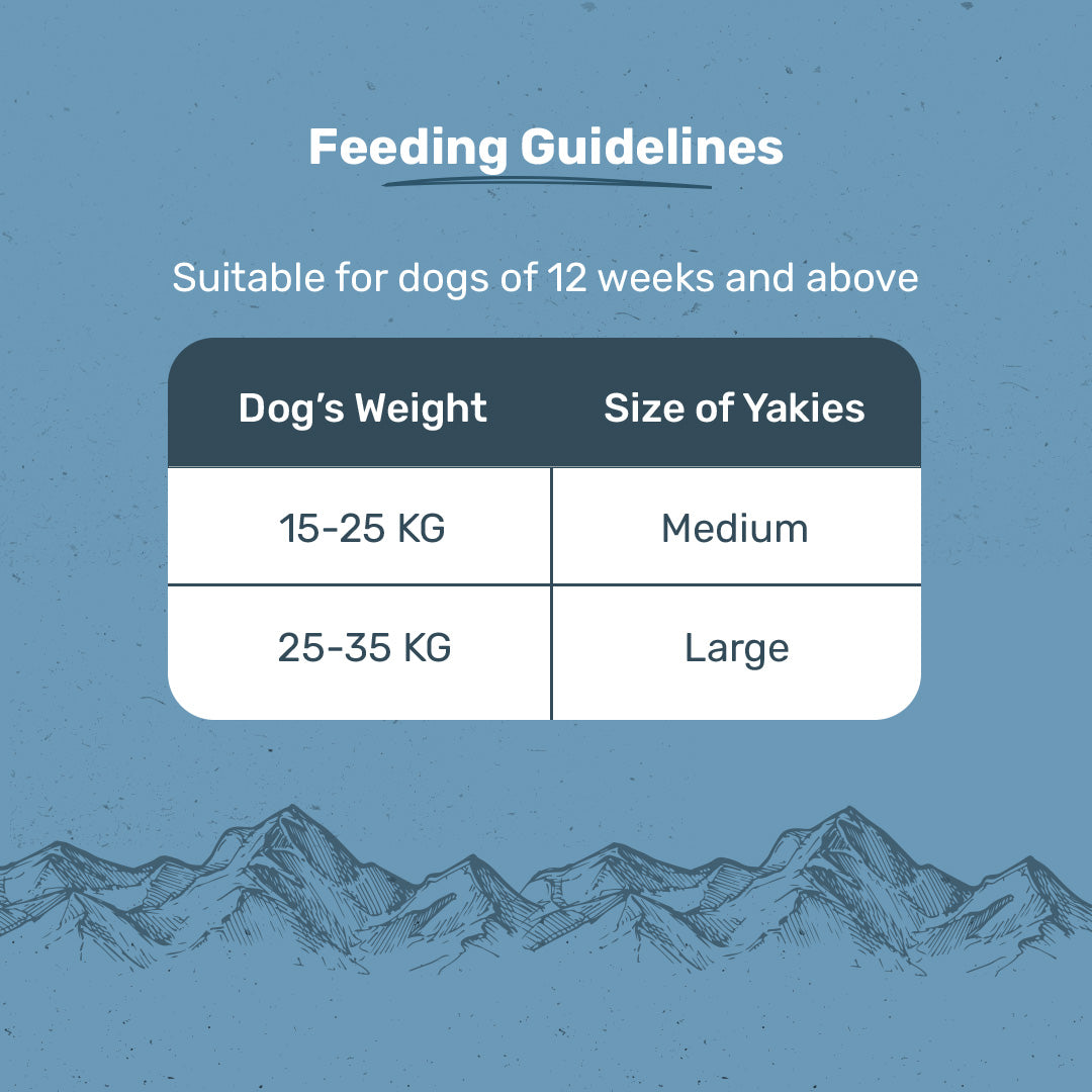 HUFT Yakies Vegetarian Natural Chew Bone - Old GS - Heads Up For Tails