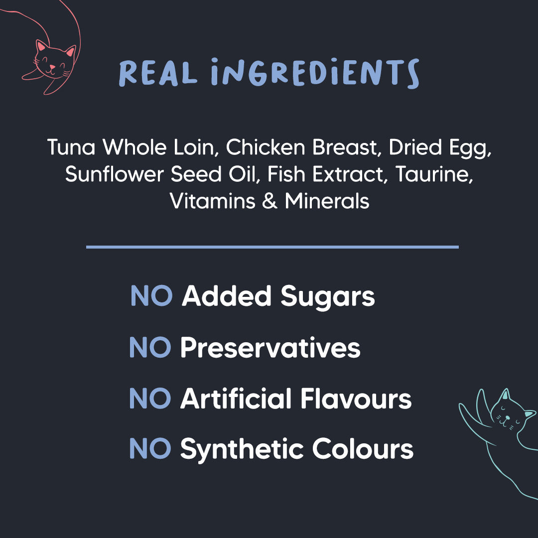 Meowsi By HUFT Tuna & Chicken Pate Cat Wet Food - 80 gm - Heads Up For Tails