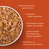 Sara's Wholesome Grain-Free Chicken & Veggies Dog Food, 300 gm, made with 60% meat and 40% fruits and veggies.