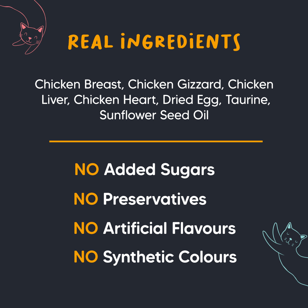 Meowsi by HUFT Chicken Breast Mousse Canned Cat Wet Food - 80 gm - Heads Up For Tails