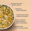 Sara's Wholesome Classic Paneer & Veggies Dog Food, 300 gm, features 35% paneer and 65% fruits, veggies, and brown rice.